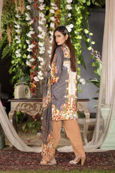 Cicely - Inaya - Digital Printed & Embroidered Linen
